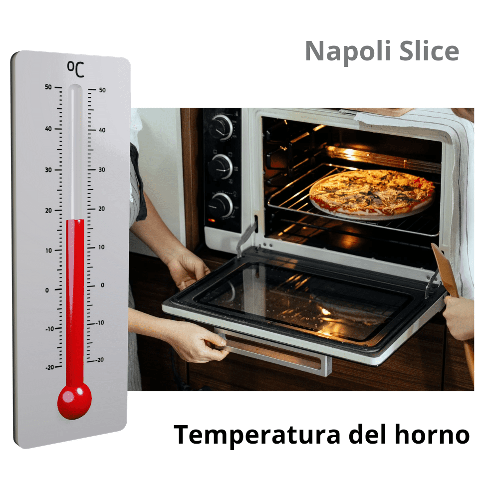 A que temperatura se precalienta el horno para hacer pizza